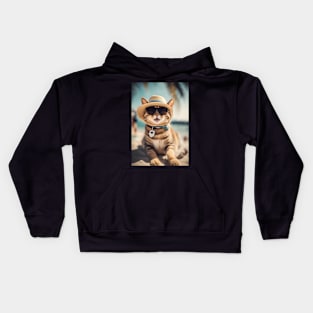 Cute kitten Kids Hoodie